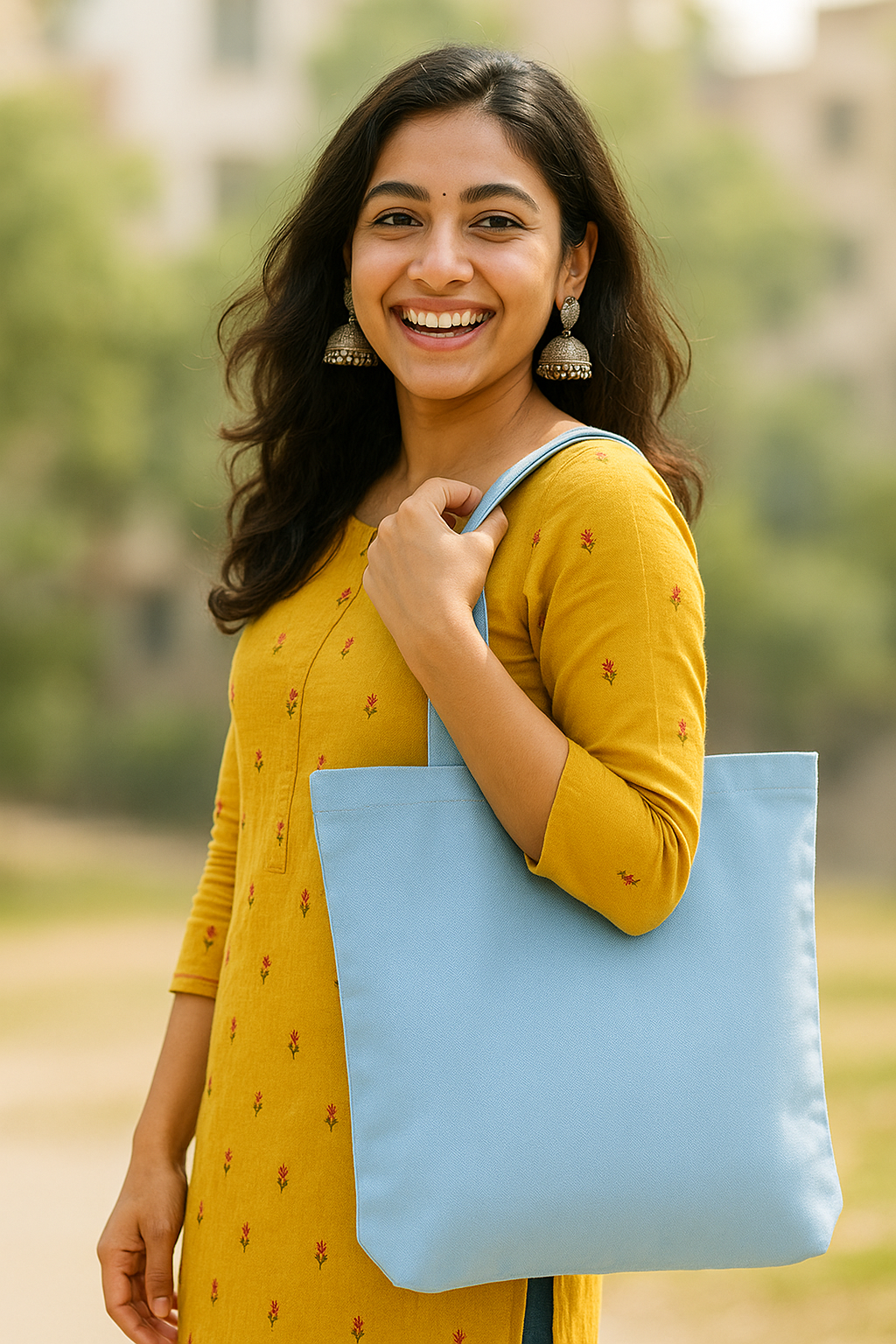 Plain Canvas Tote Bag