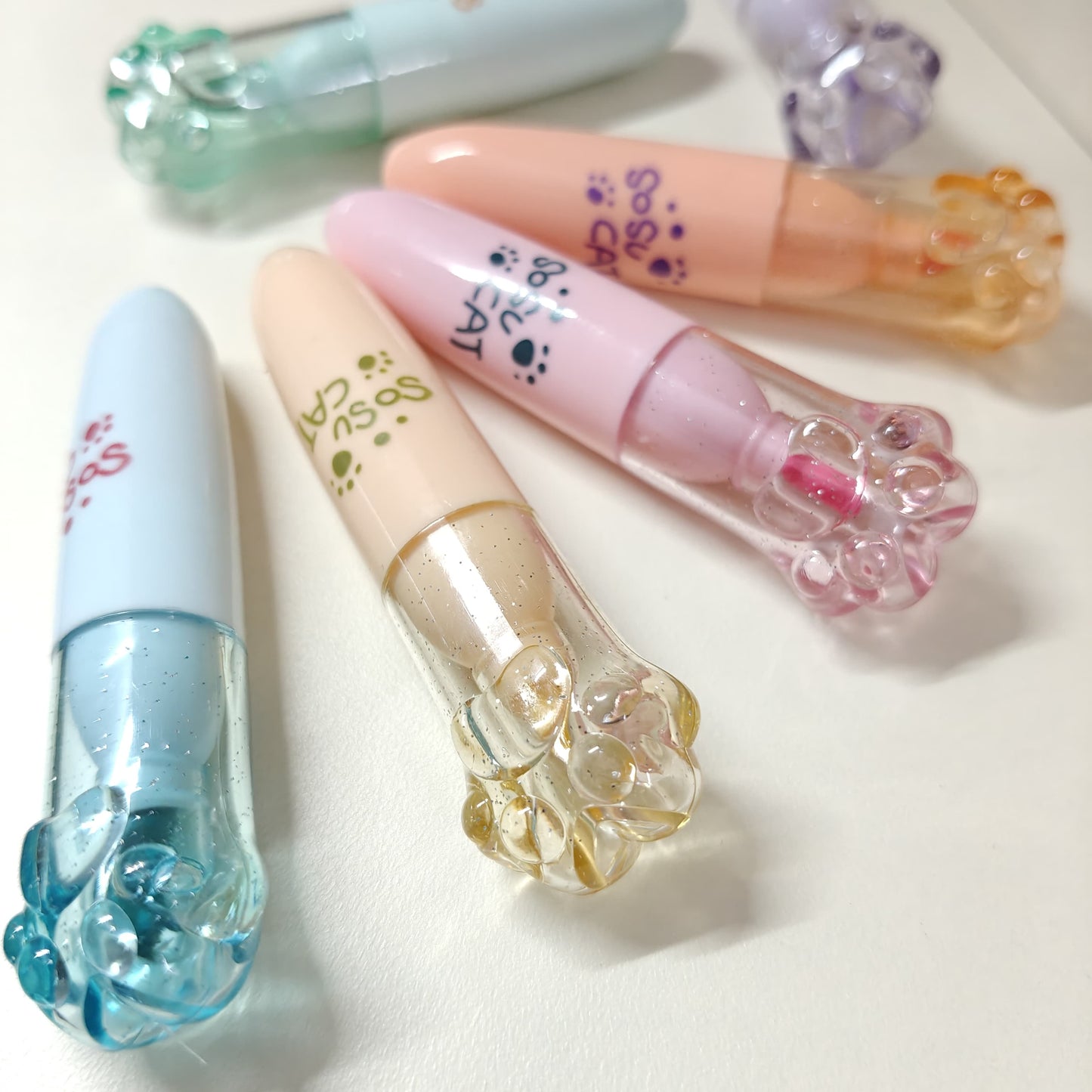 SoSu Cat Paw Highlighters Set (6pcs)