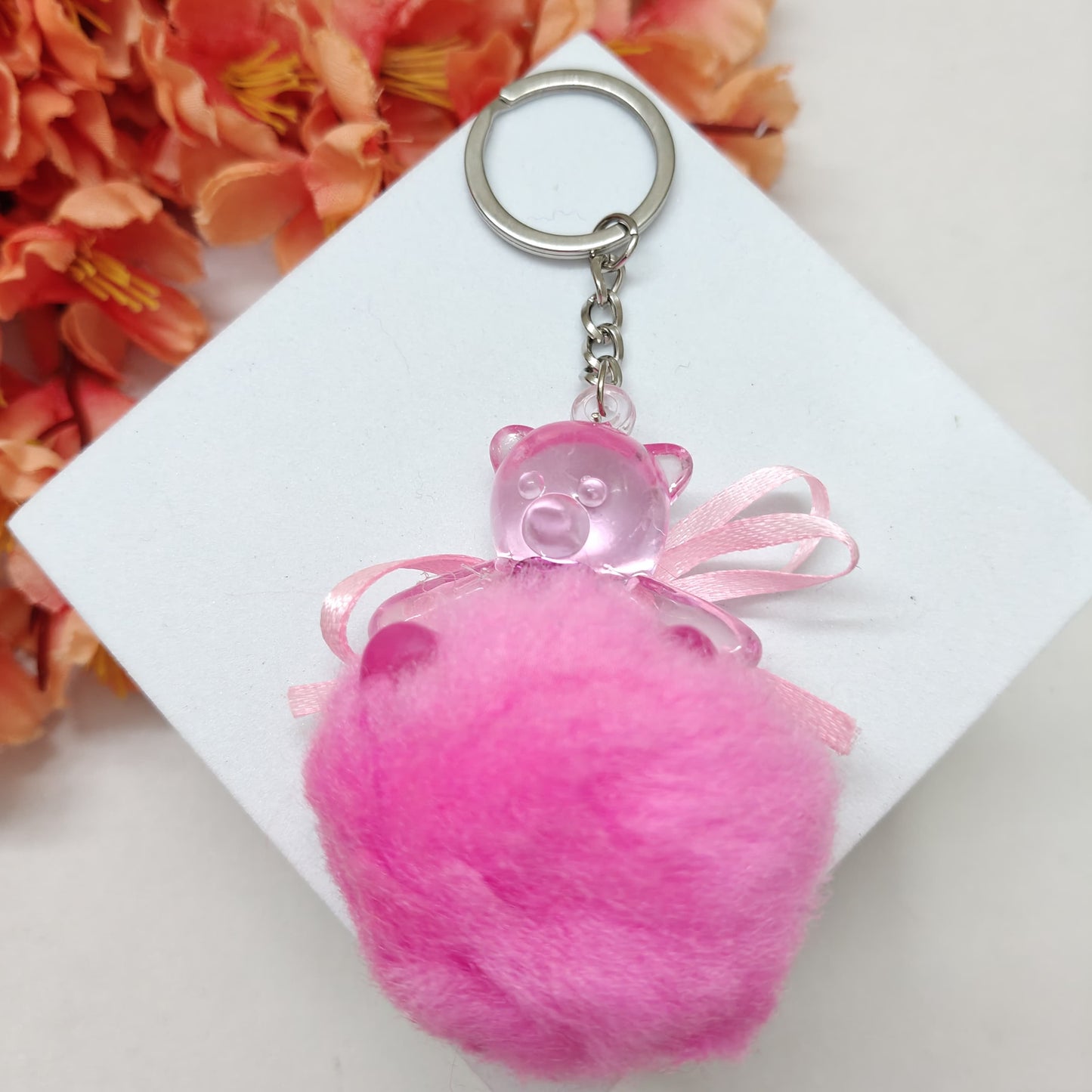 Teddy Fur Keychain