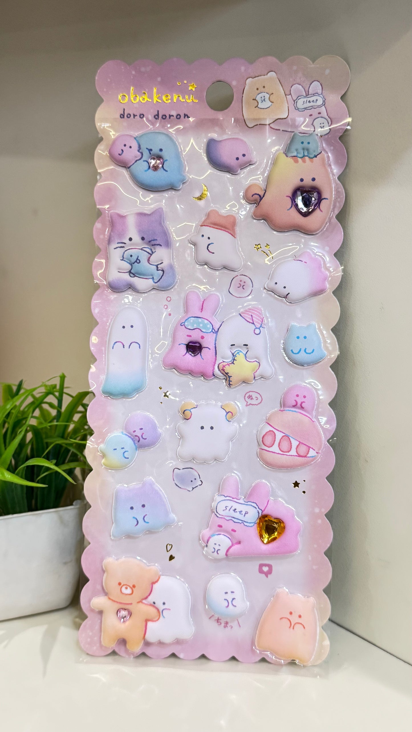 Puffy Stickers – Pastel Kawaii Characters