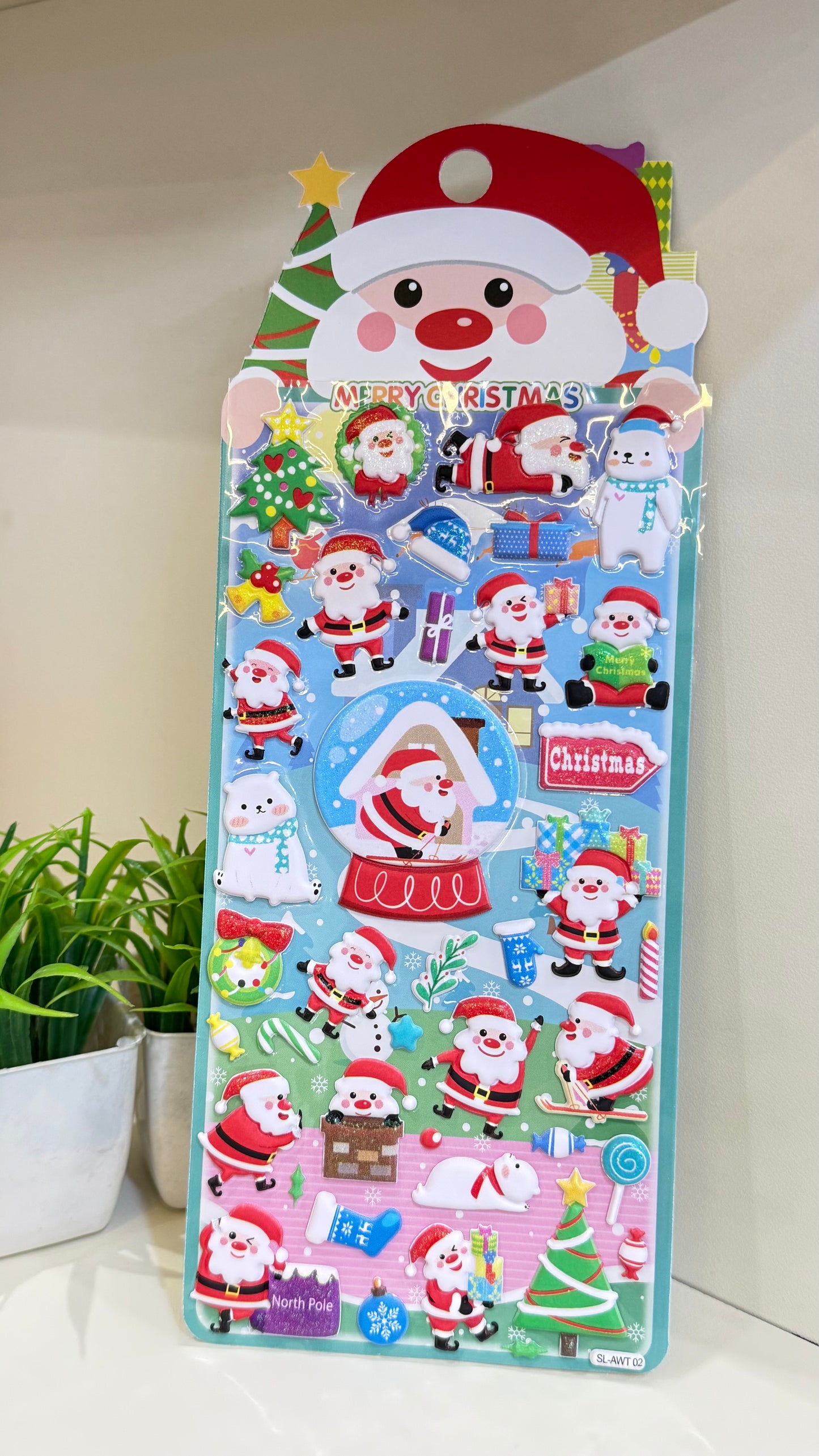 Christmas Puffy Sticker Sheet