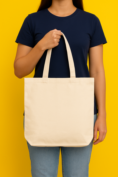 Plain Canvas Tote Bag