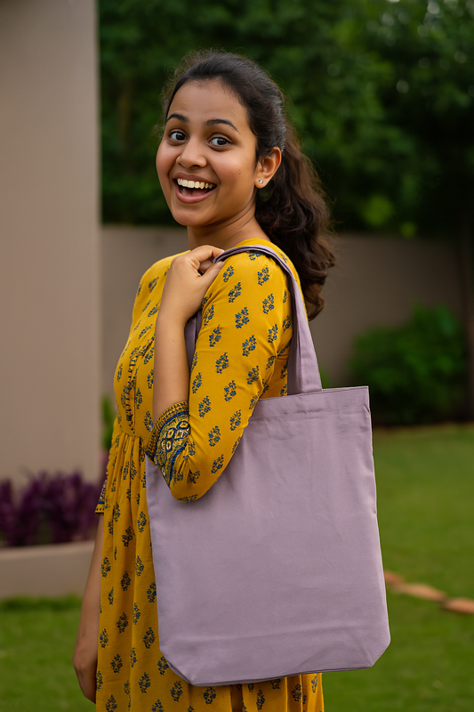 Plain Canvas Tote Bag