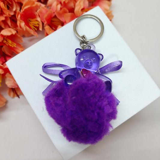 Teddy Fur Keychain