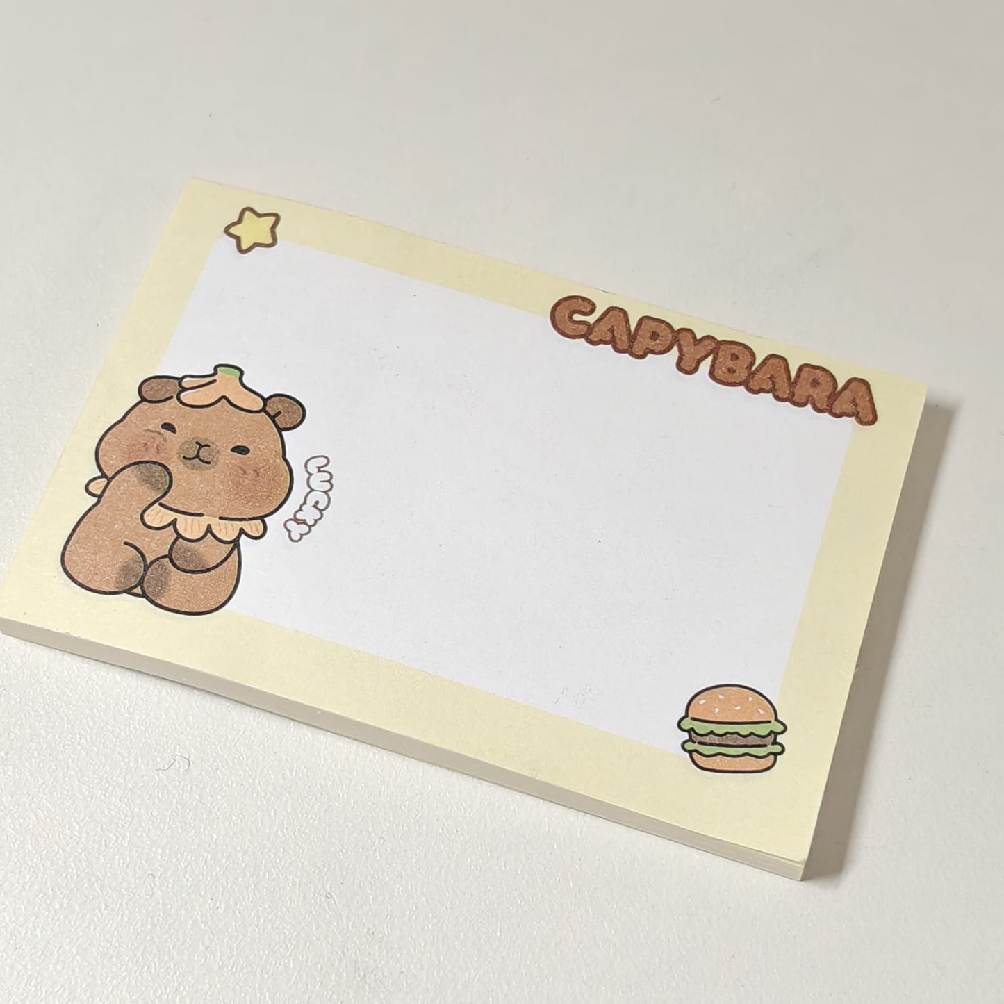 Capybara Mini Sticky Notes & Spiral Planner Set