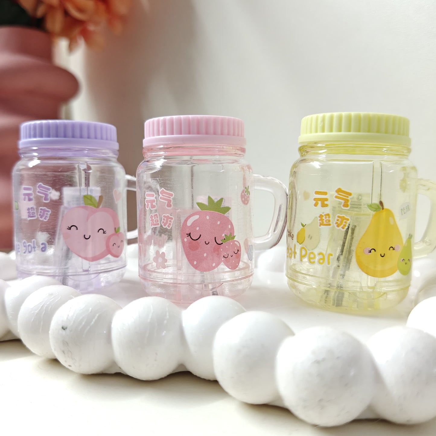Mini Fruit Jar Sharpener - 1 PC