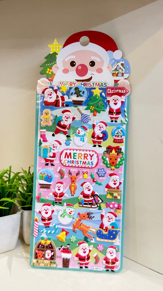 Christmas Puffy Sticker Sheet