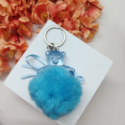 Teddy Fur Keychain
