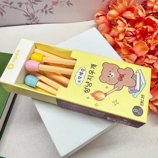 Matchstick Erasers Box