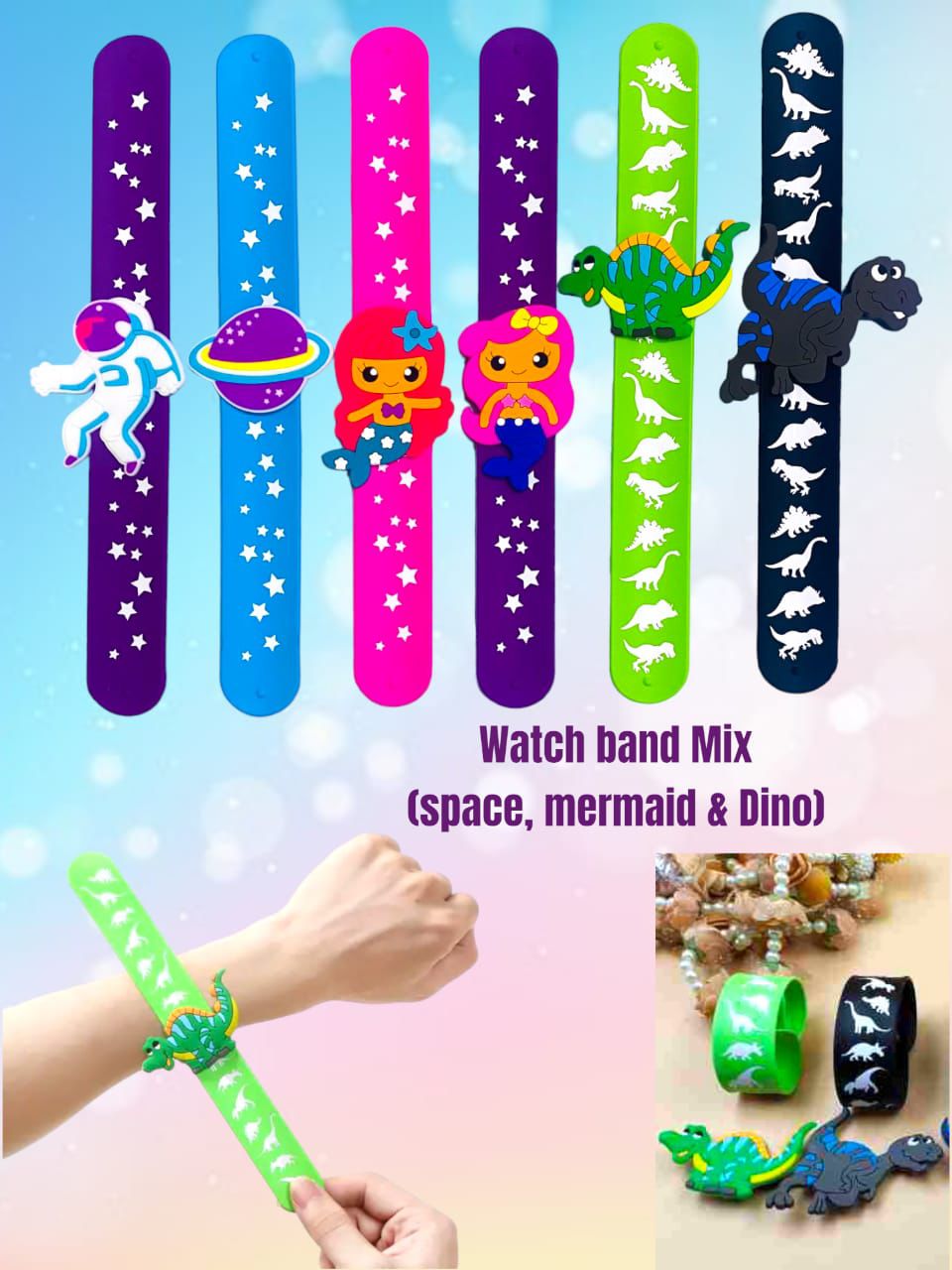 Cute Slap Wristbands for Kids