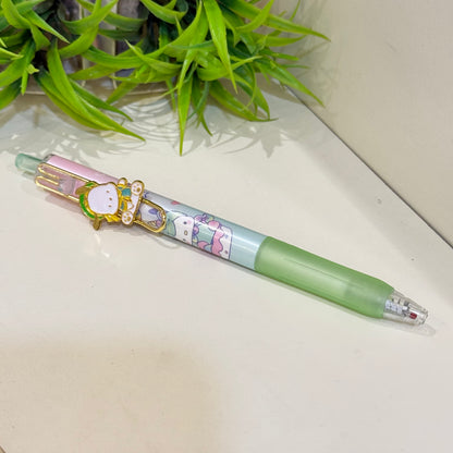 Sanrio Gel Pen with Gold Charm