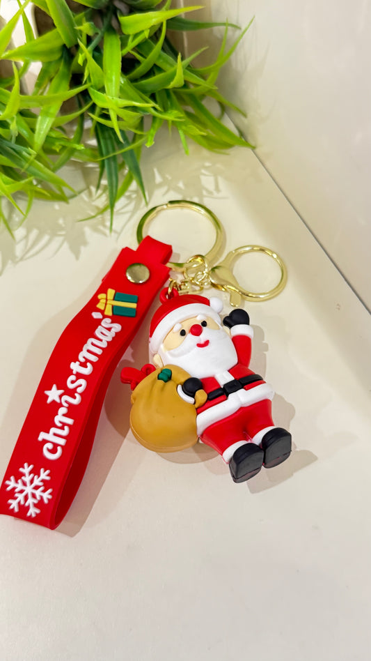 Christmas Santa Keychain