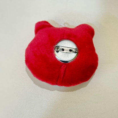 Candy Plush Bear Keychain with Zipper Pouch