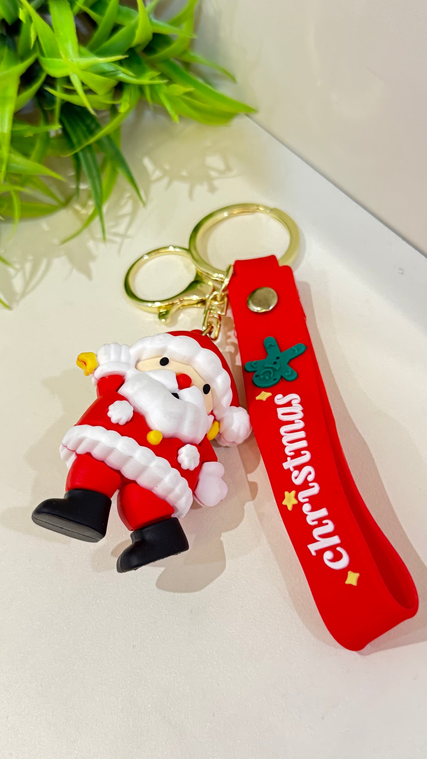 Christmas Santa Keychain