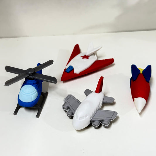Aircraft Erasers ( Pack of 4 )