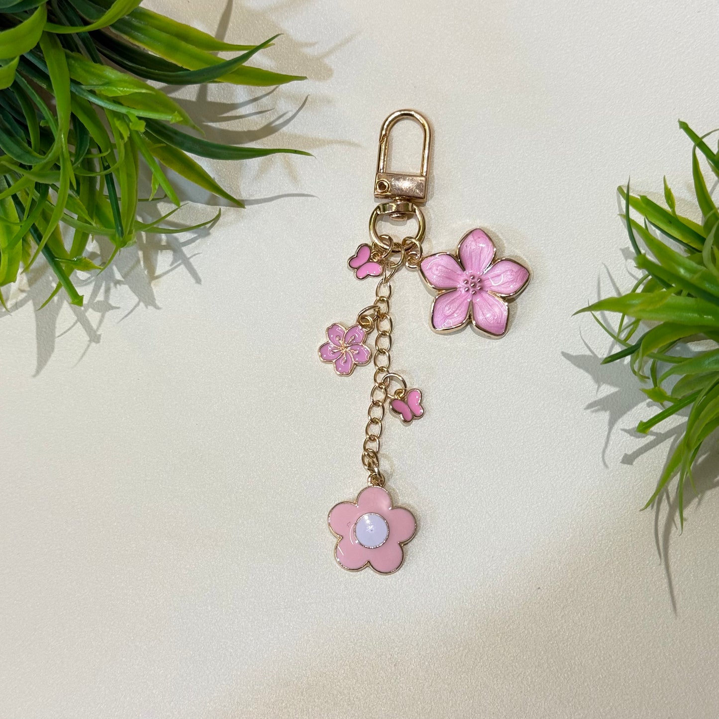 Sakura Blossom Dangling Keychain