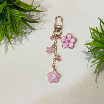 Sakura Blossom Dangling Keychain