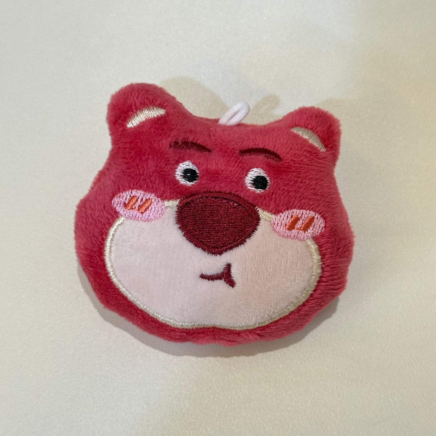 Candy Plush Bear Keychain with Zipper Pouch