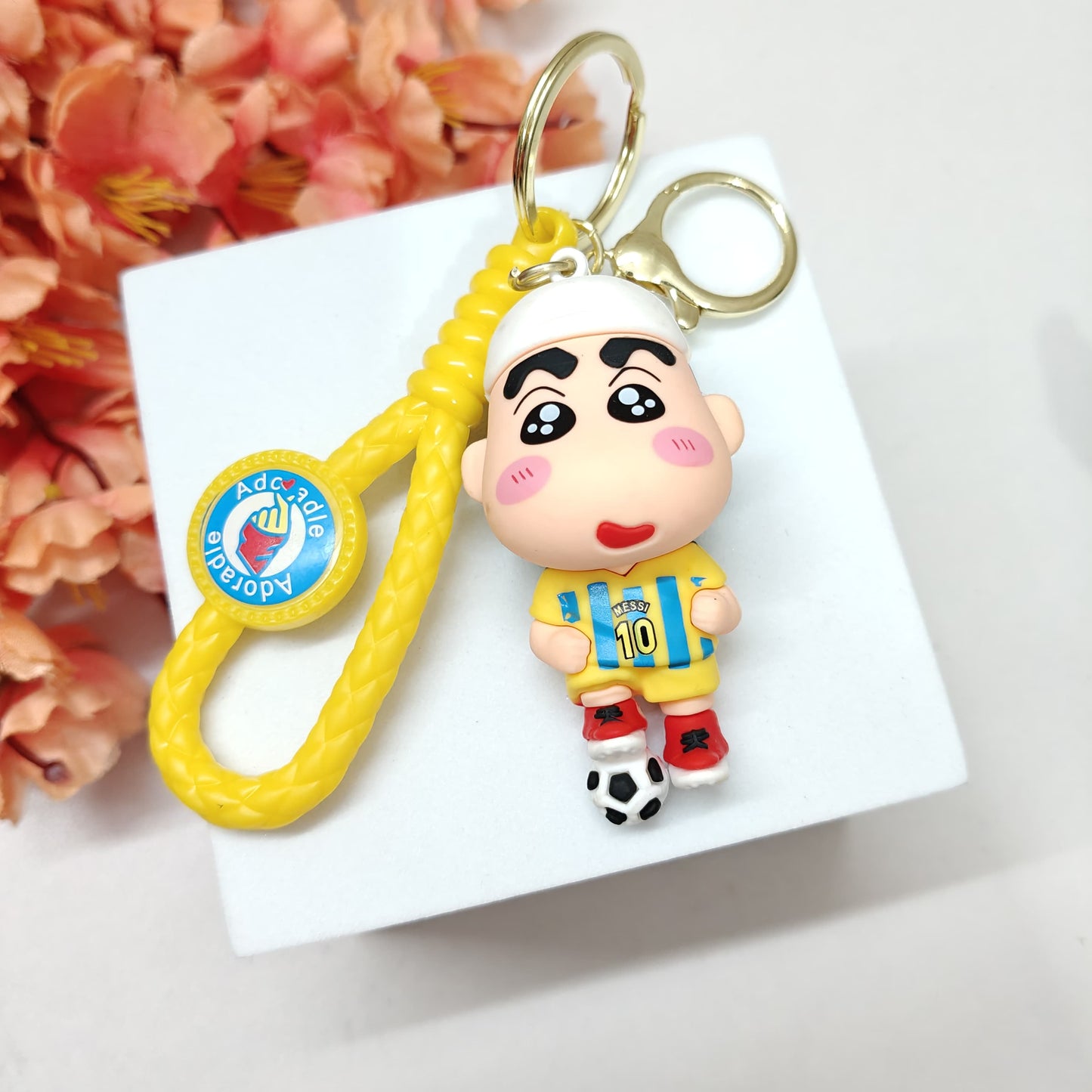 Shinchan Football Keychain