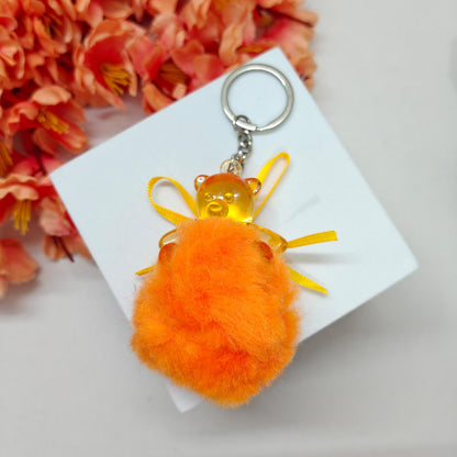 Teddy Fur Keychain